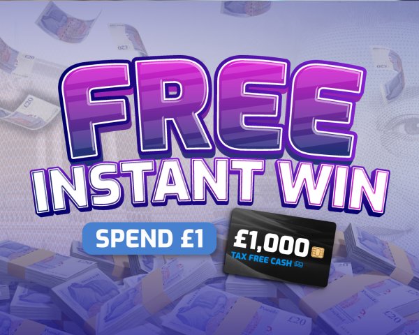 The FREE Daily Instant Win! - £500 Cash End Prize!