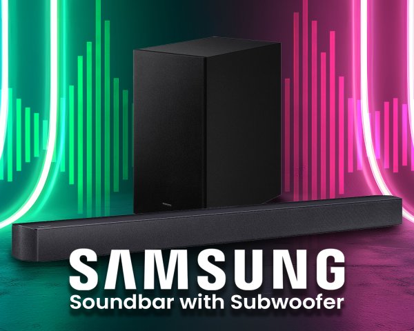 Win A Samsung Soundbar & Subwoofer!