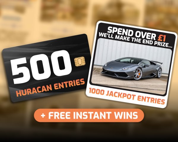 The FREE Daily Instant Win! - 500x Lambo Entries for FREE!