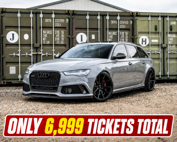 Win This Audi RS6 Avant + £2,000 Cash!