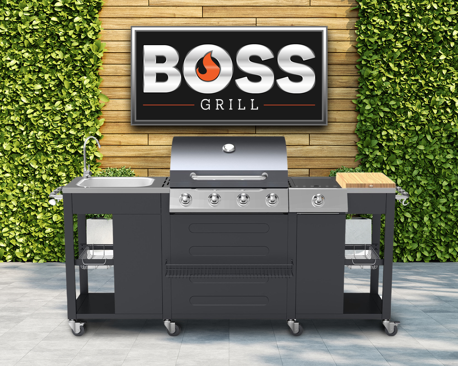 Win A Boss Grill Texas Outdoor Kitchen!