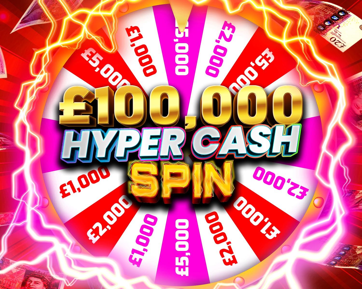 £100,000 Hyper Cash Spin!