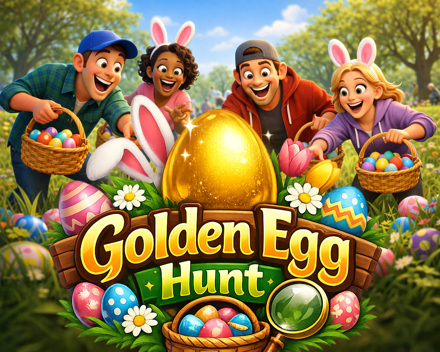 The Golden Mystery Egg Hunt!