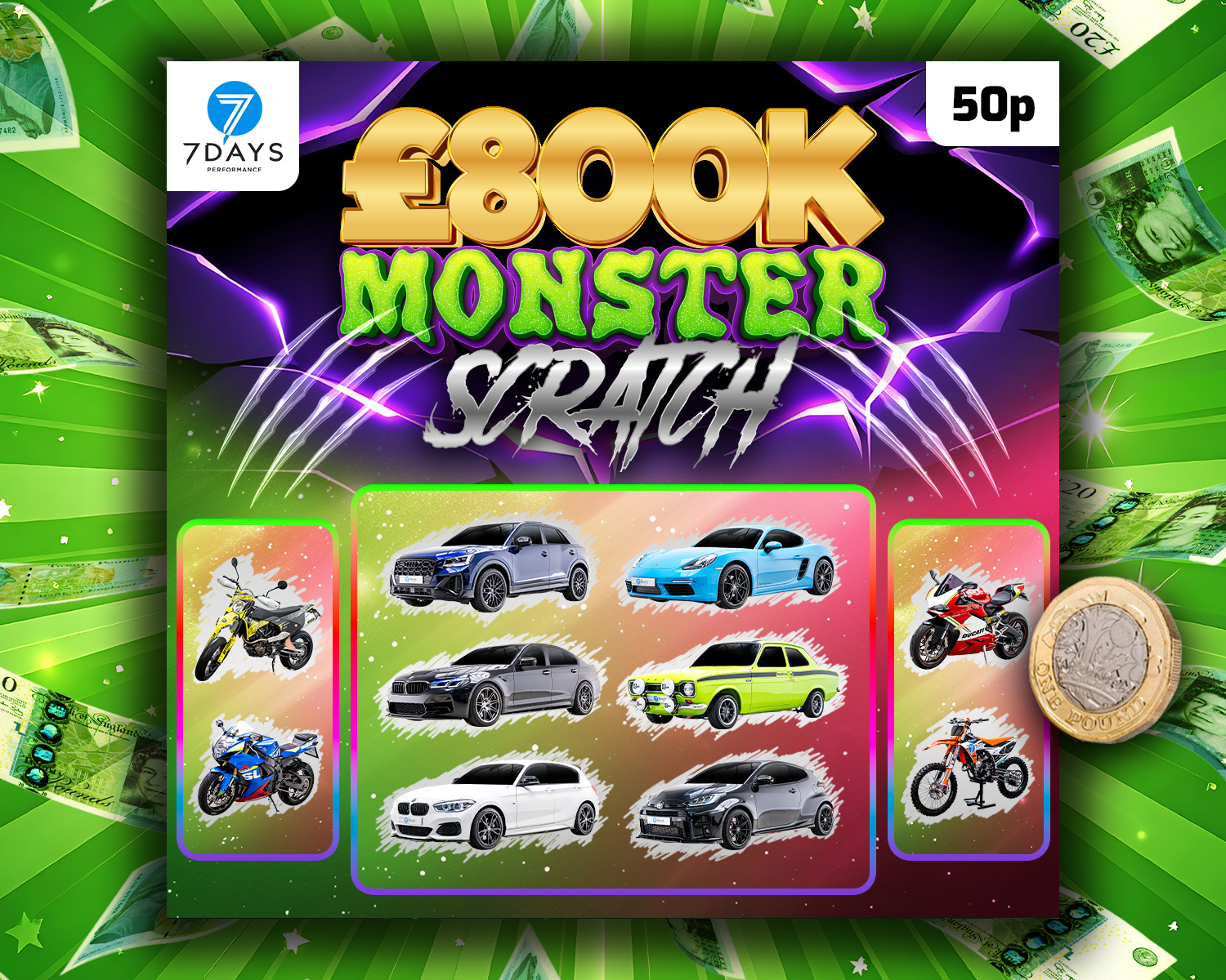The £800,000 Monster Scratch #55!