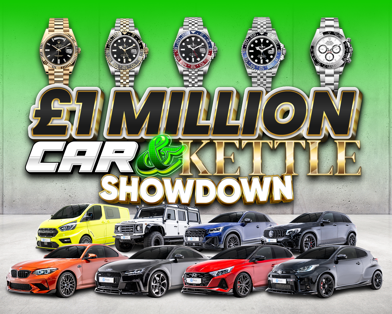 The £1 Million Car & Kettle Showdown #59!