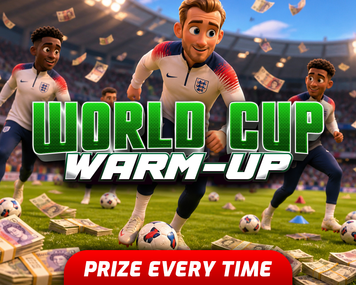 The World Cup Warm-Up Prize Every Time!