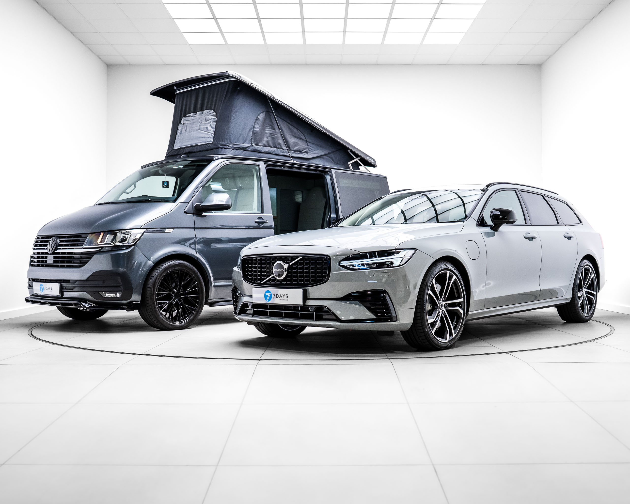 Win This Volvo V90 Ultra Dark Edition & VW Campervan + £2,000 Cash!
