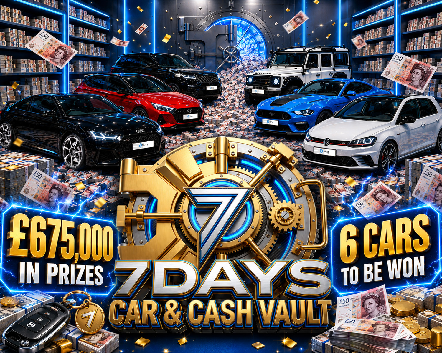 The 7days Car & Cash Vault #68!