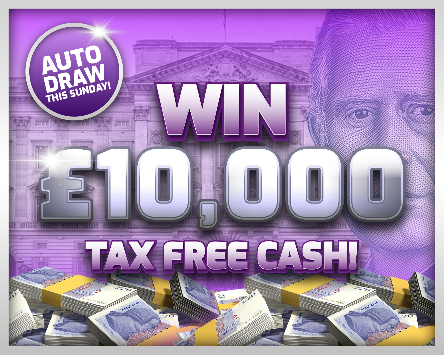 Win £10,000 Tax Free Cash!