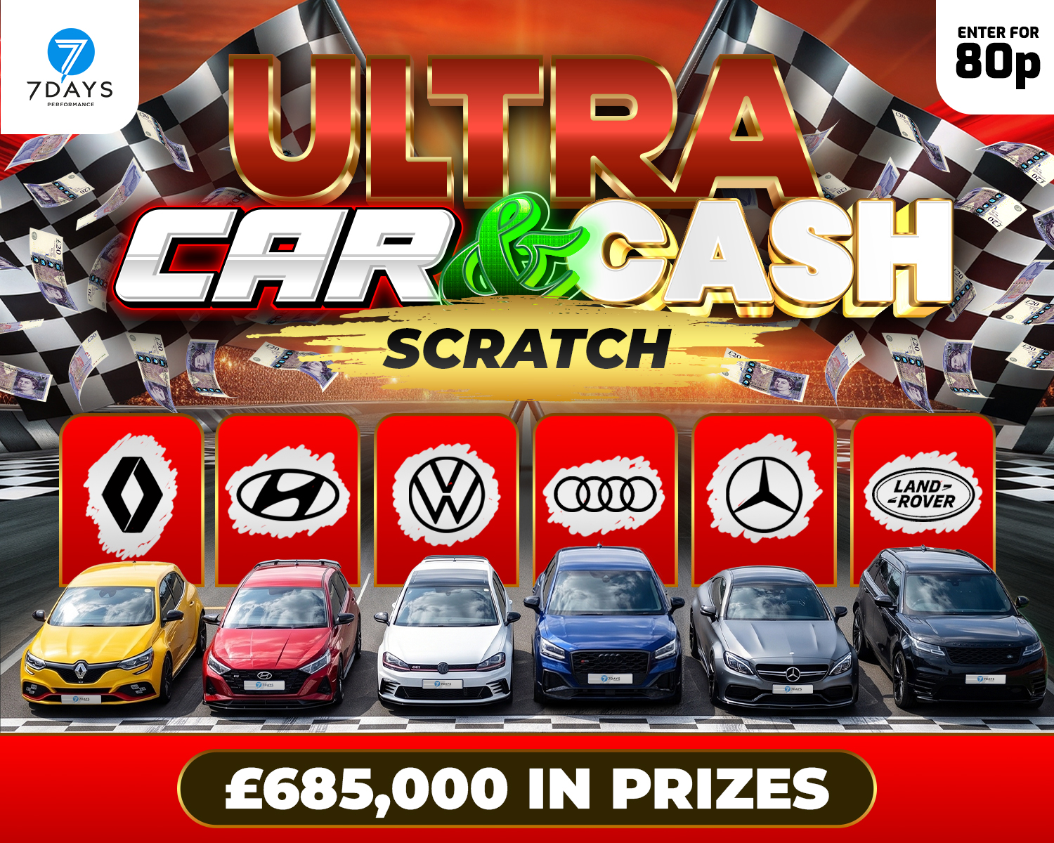 The Ultra Car & Cash Scratch #80!