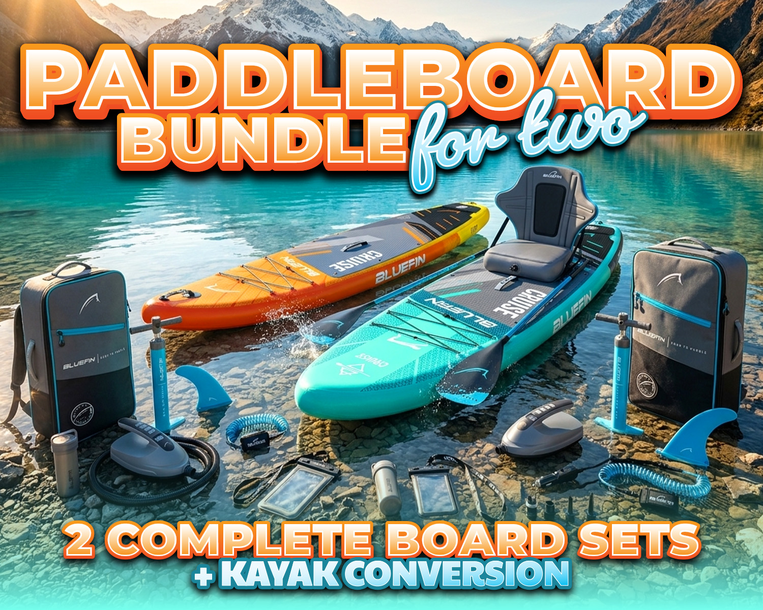 Win A Paddleboard Duo Bundle!