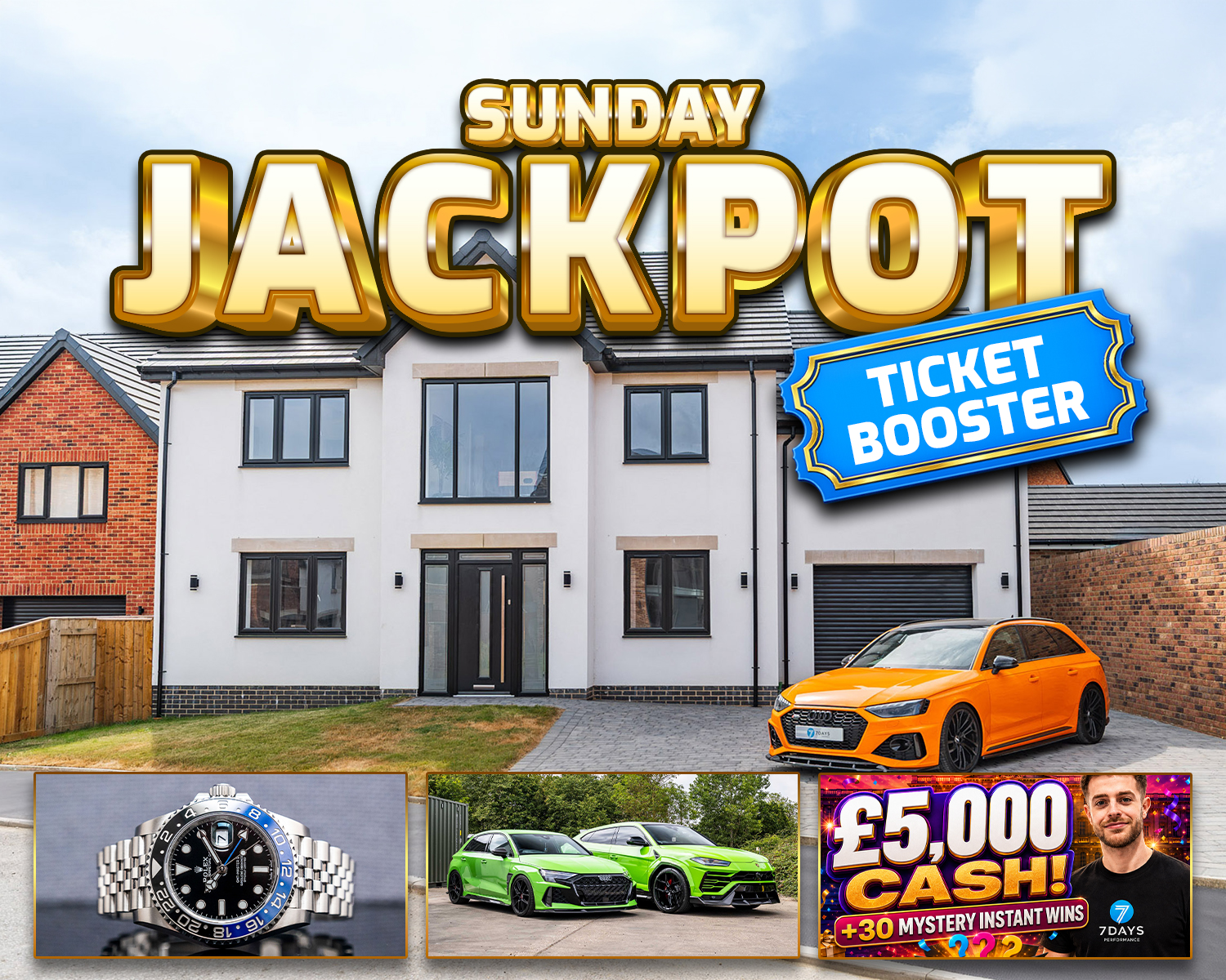 Sunday Jackpot Ticket Booster!