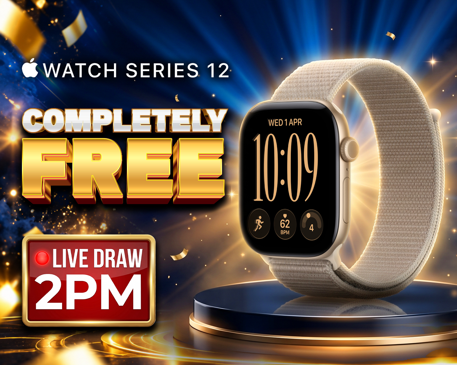 Win this Apple Watch Series 12 FOR FREE!!!
