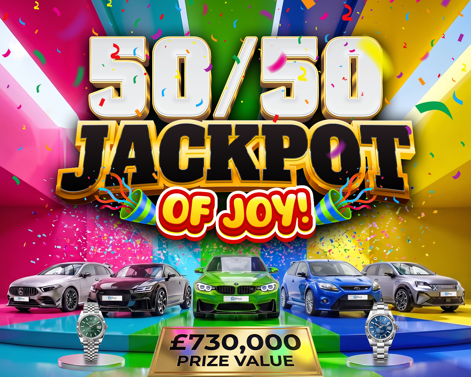 The 50/50 Jackpot of Joy #98!