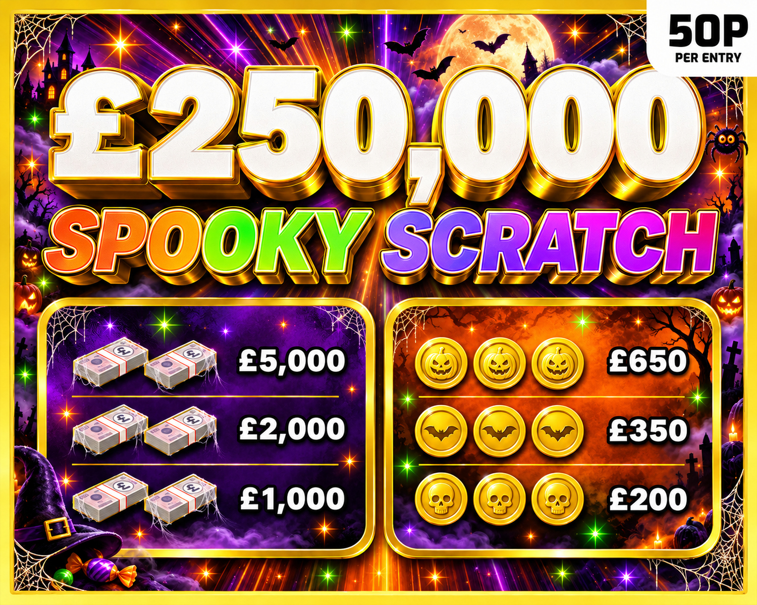 The £250,000 Spooky Scratch!